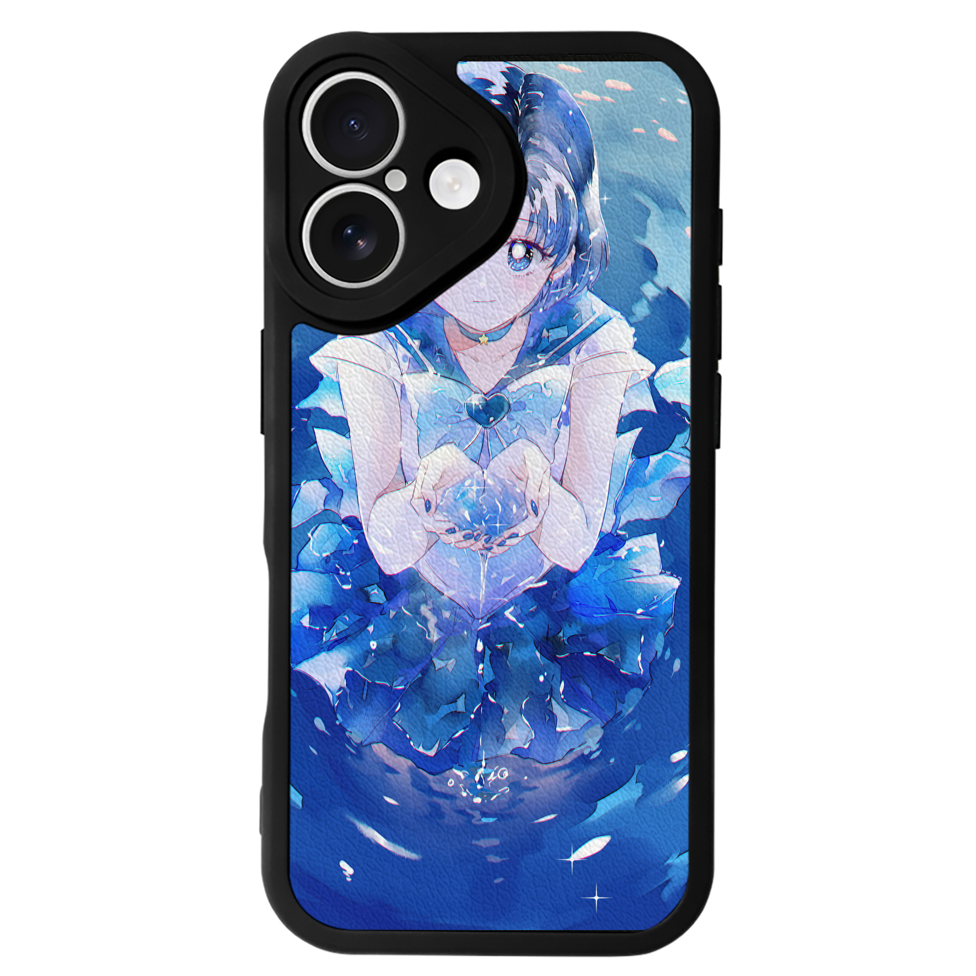 （画像用） 美少女戦士セーラームーン Sailor Moon 【iPhone 16シリーズ対応】シリコンスマホケース（レザー調） 材質：シリコン
